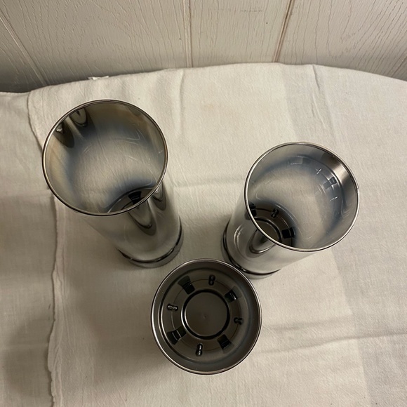 NIB Partylite Reflective T-light Cylinders Set 3 - Picture 3 of 4